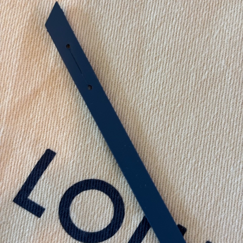 LOUIS VUITTON 💙 AUTHENTIC Blue Cowhide Clochette key Bell - Picture 8 of 11